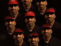 Cap Hello GIF by GIPHY IRL