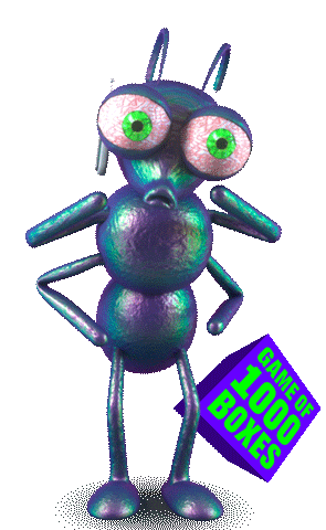 Game Show Bugs Sticker by Game of 1000 Boxes