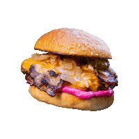 Just Eat Burger Sticker by ABERDAM