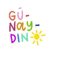Günaydın Sticker by bengandbengdesign