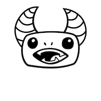 neekzbynikorenee happy kawaii character dragon Sticker
