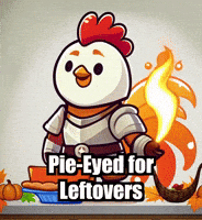 Thanksgiving Leftovers GIF by Zorooster