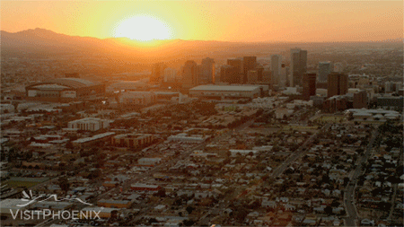 VisitPhoenix giphyupload sunrise arizona phoenix GIF
