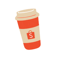 Coffee Fall Sticker by Shopee Polska
