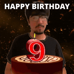 9Th Birthday 9 Years Old GIF