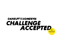 Challenge Accepted Sticker by DanielPT Fitness