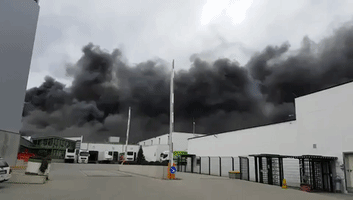 Huge Fire Breaks Out at German Poultry Factory