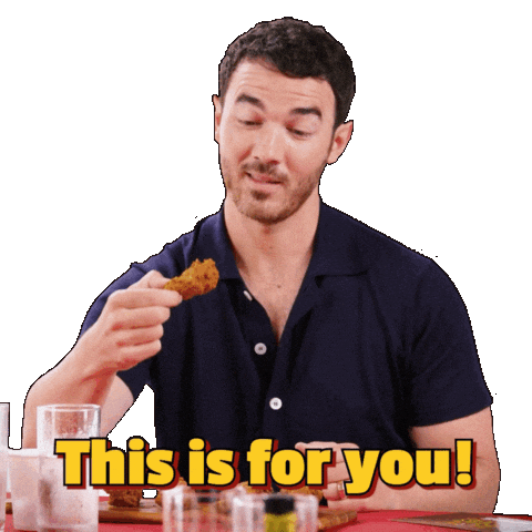 This Is For You Jonas Brothers Sticker by First We Feast