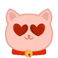 In Love Thank You Sticker by Demic
