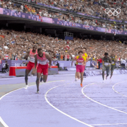 Athletics Baton GIF by Olympics