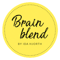 brainblenddk logo brainblend brain blend ida hjorth Sticker