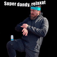 GoodRoutine relaxat grijuliul super dandy superdandy GIF