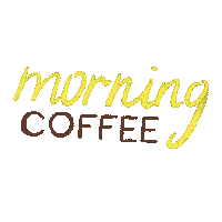Coffee Morning Sticker