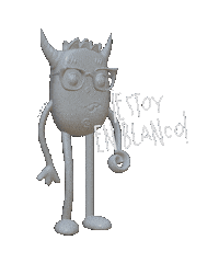 Happy Monster Sticker