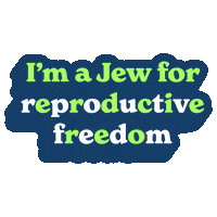 Pro Choice Jew Sticker by National Council of Jewish Women