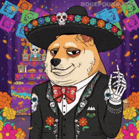 Posing Day Of The Dead GIF by Doge Pound