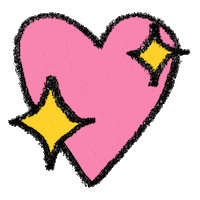 Heart Love Sticker by Adam J. Kurtz