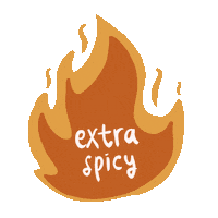jehanamelia hot spicy salsa sauce Sticker