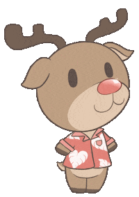 Animal Crossing Christmas Sticker