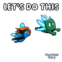 Excited Here We Go Sticker by VeeFriends