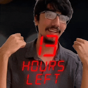 13 hours left