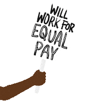 Pay Up Raised Fist Sticker by INTO ACTION