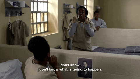 orange is the new black idk GIF by Yosub Kim, Content Strategy Director