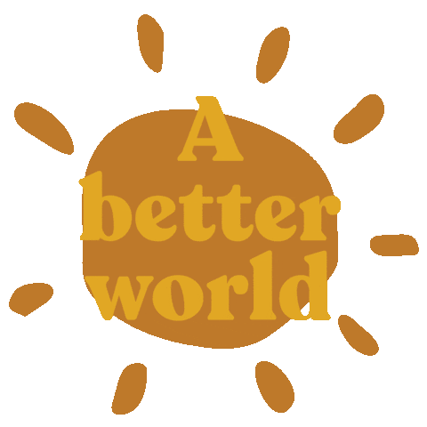 Better World Sun Sticker by Forever Projects