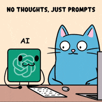 Blue Cat Mood GIF