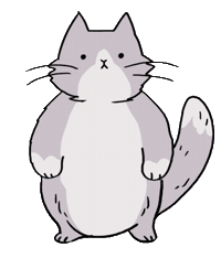 Full Monty Cat Sticker
