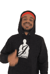 Feeling Good Thumbs Up Sticker by J. Anomaly