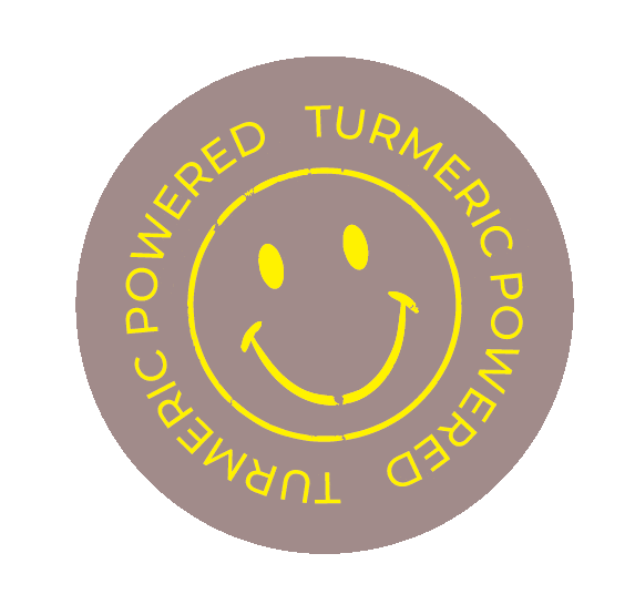 Happy Turmeric Sticker by Yellow Beauty