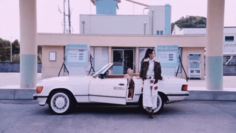 Bubble Gum Car GIF