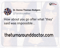 Go Turn Around GIF by Dr. Donna Thomas Rodgers