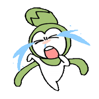 Sad Run Sticker by Aniimo