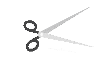 Scissors Sticker by Manos Haute Coiffure