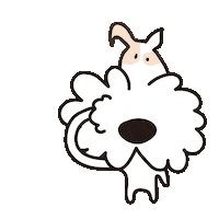 Number 2 Dog Sticker