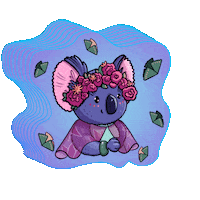 Happy Flowers Sticker