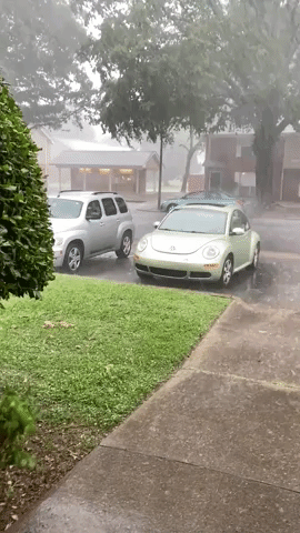 Thunderstorms Bring Hail and Wind to Huntsville, Alabama