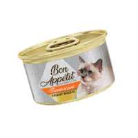 bonappetitpet cat food kitty bon Sticker