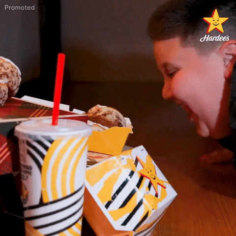 Yum GIF by Hardee's