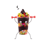 acai exercises Sticker by Maria Açaí