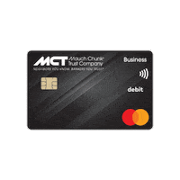 Debit Card Bank Sticker by Mauch Chunk Trust Company