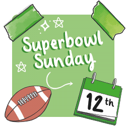 Superbowl Sunday Love Sticker by Twinkl Parents