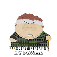 I Am Powerful Eric Cartman Sticker by South Park