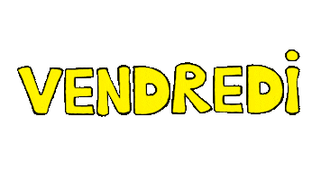 Week-End Vendredi Sticker by Simon Super Rabbit