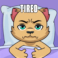 Trying To Sleep Up All Night GIF by Kabu