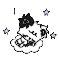 Sweet Dreams Sleeping Sticker by Lilac's World