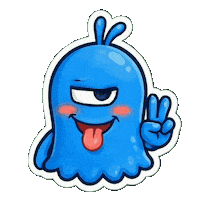 Happy Good Vibes Sticker by Momo & Tulus