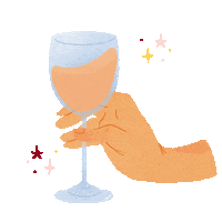 Cheers Rose Sticker by Kendall-Jackson